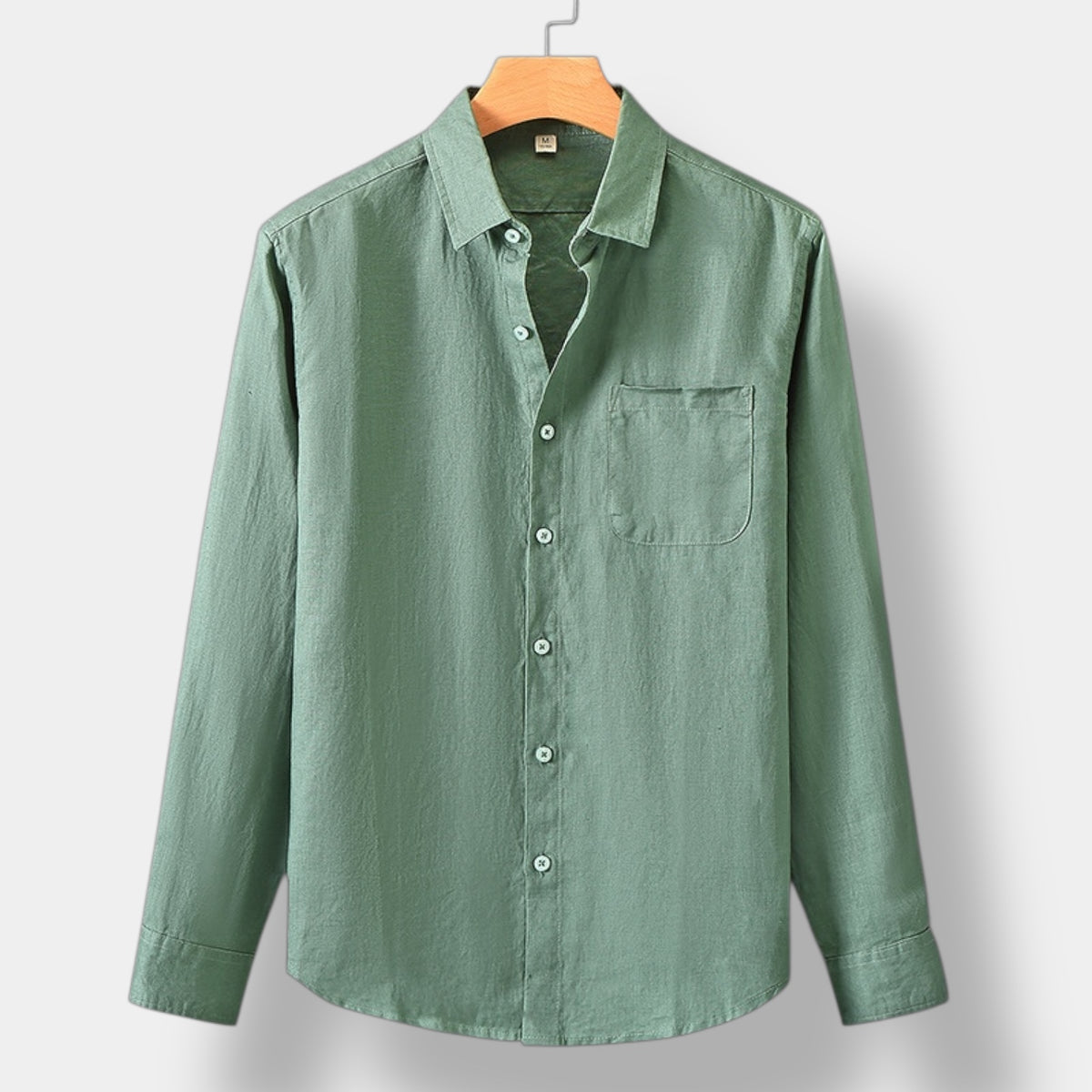 OLD MONEY LINEN LONG SLEEVE SHIRT