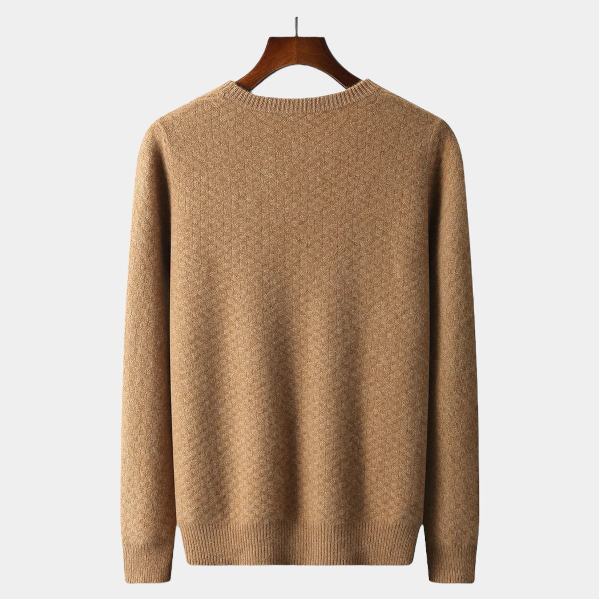 OLD MONEY Merino Wool Checkered Sweater - WEAR OLD MONEY