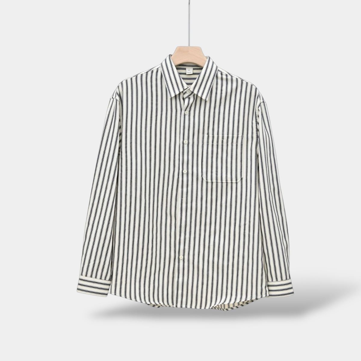 OLD MONEY Striped Long Sleeve Shirt