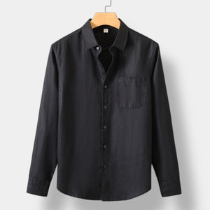 OLD MONEY LINEN LONG SLEEVE SHIRT