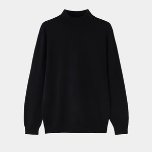 OLD MONEY Merino Wool Half Turtleneck Sweater - WEAR OLD MONEY