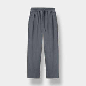 OLD MONEY Pantalón de lino de corte relajado