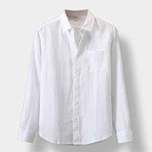 OLD MONEY LINEN LONG SLEEVE SHIRT