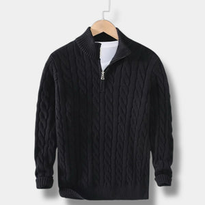 OLD MONEY Maglione a collo alto in jacquard