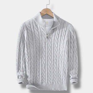 OLD MONEY Maglione a collo alto in jacquard