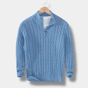 OLD MONEY Maglione a collo alto in jacquard