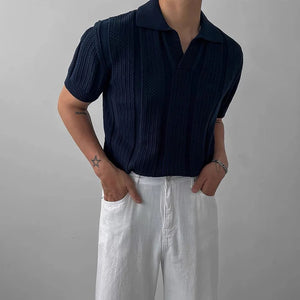 OLD MONEY Knitted Polo - WEAR OLD MONEY